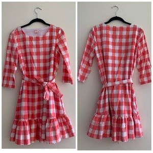 Persifor Spring Checkered Dress